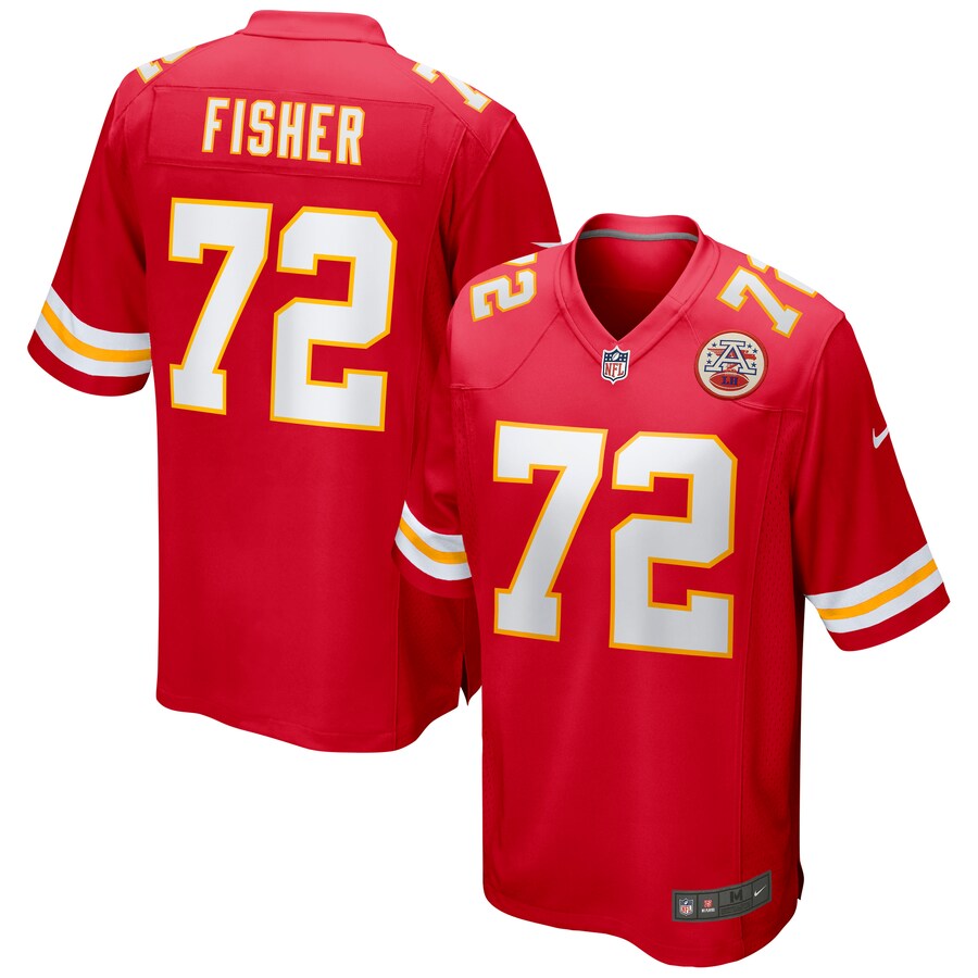 Kansas City Chiefs Eric Fisher NFL jersey front view