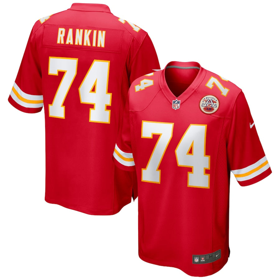 Kansas City Chiefs Martinas Rankin NFL jersey front view