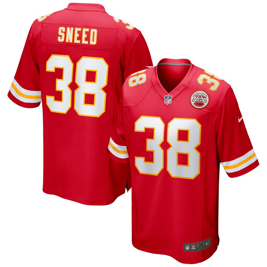 Kansas City Chiefs Ljarius Sneed NFL jersey front view