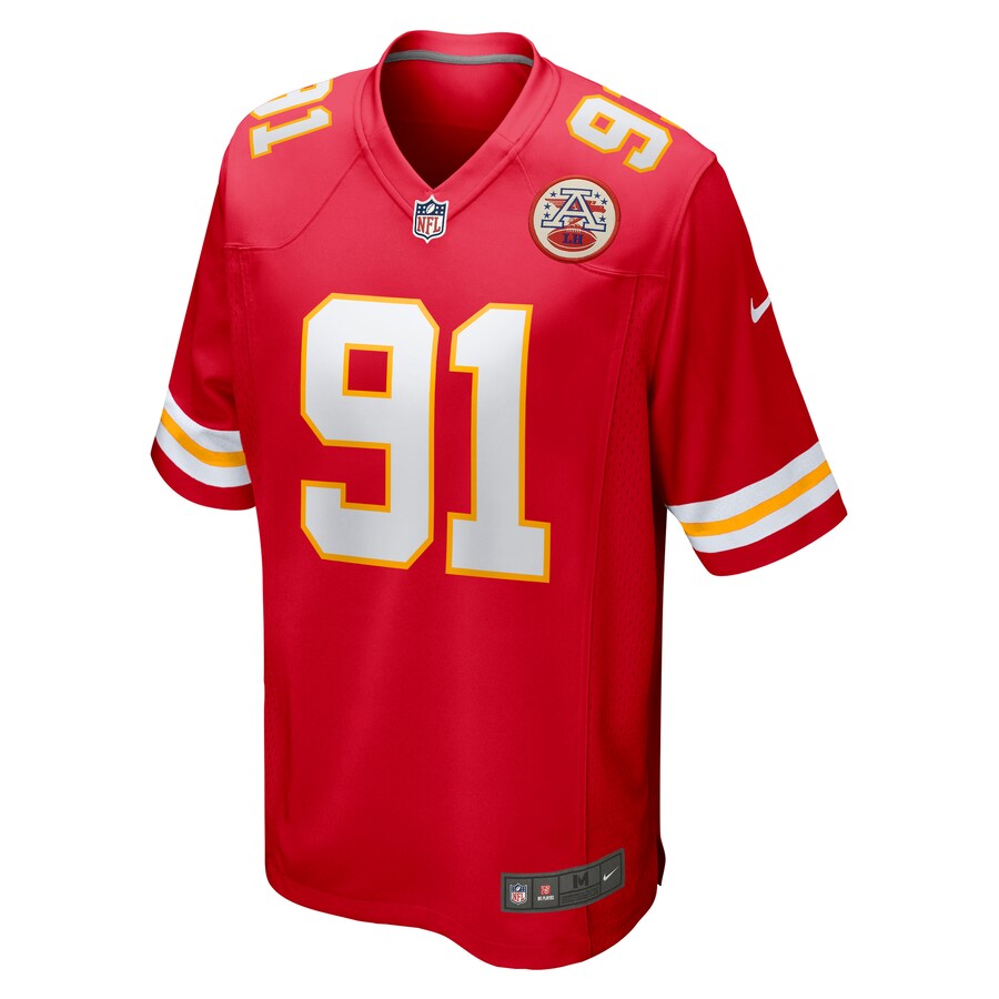Kansas City Chiefs Derrick Nnadi NFL jersey front view