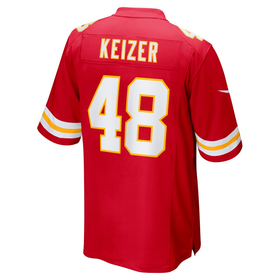 Kansas City Chiefs Nick Keizer NFL jersey front view