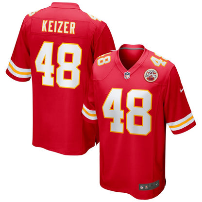 Kansas City Chiefs Nick Keizer NFL jersey front view
