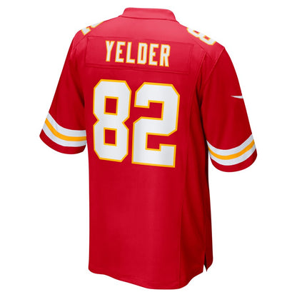 Kansas City Chiefs Deon Yelder NFL jersey front view