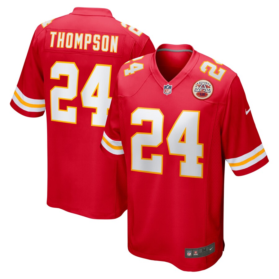 Kansas City Chiefs Tedric Thompson NFL jersey front view