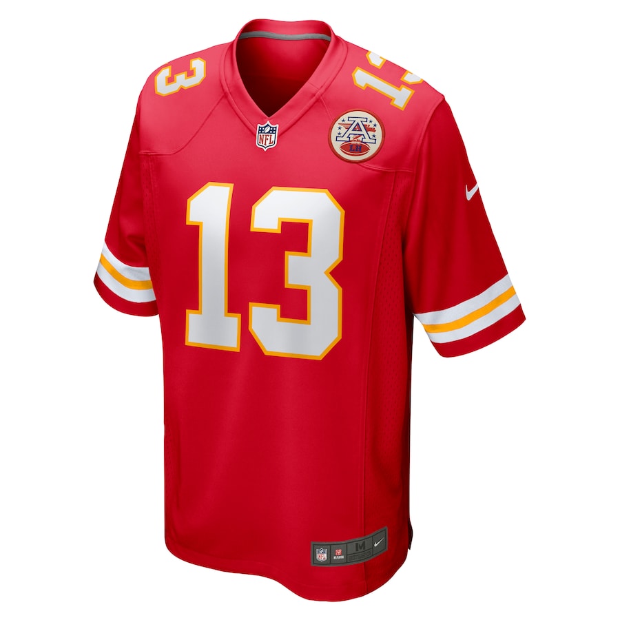 Kansas City Chiefs Byron Pringle NFL jersey front view