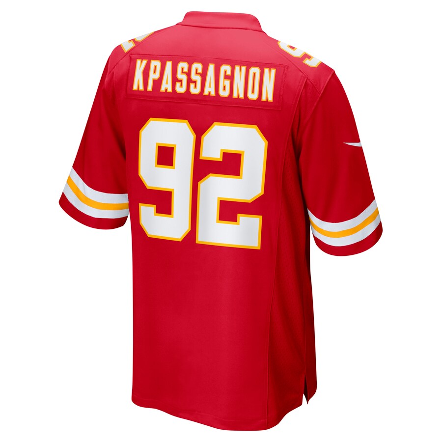 Kansas City Chiefs Tanoh Kpassagnon NFL jersey front view