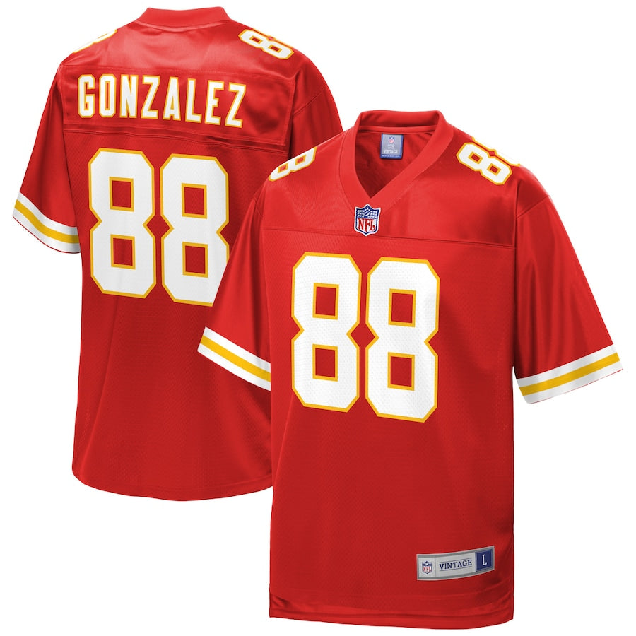 Kansas City Chiefs Tony Gonzalez NFL jersey front view