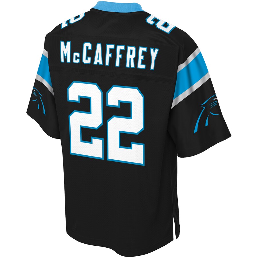 Carolina Panthers Christian Mccaffrey Big Tall NFL jersey front view