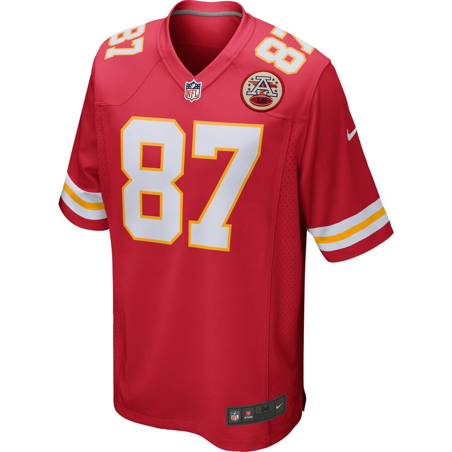 Kansas City Chiefs Travis Kelce NFL jersey front view