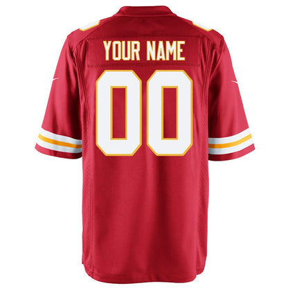 Kansas City Chiefs Customized NFL jersey front view
