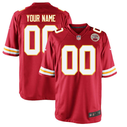 Kansas City Chiefs Customized NFL jersey front view