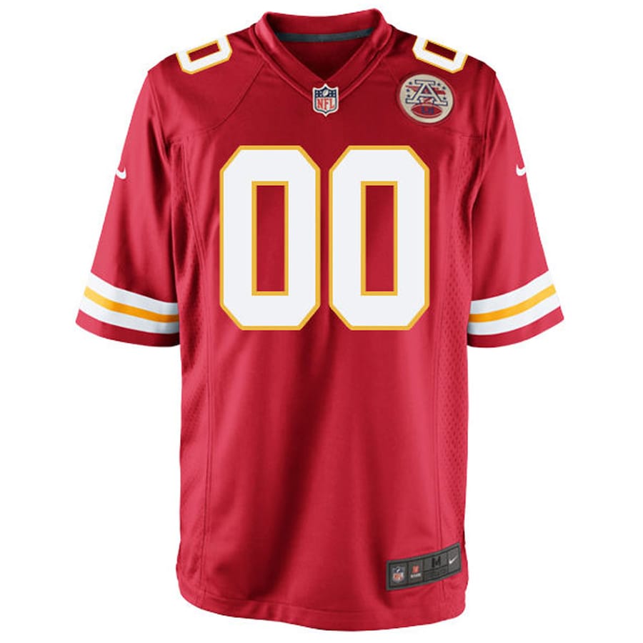 Kansas City Chiefs Customized NFL jersey front view