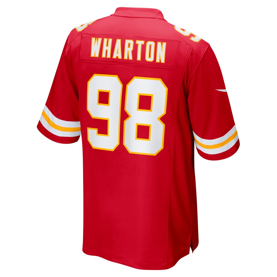 Kansas City Chiefs Tershawn Wharton NFL jersey front view