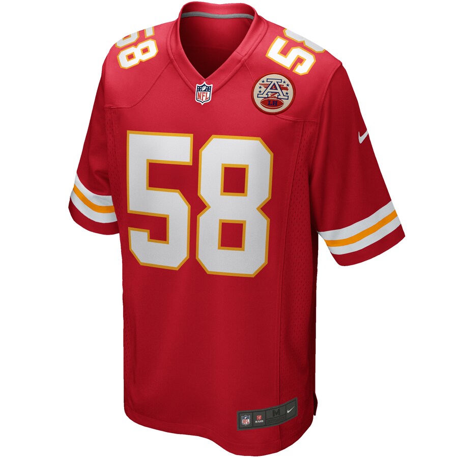 Kansas City Chiefs Derrick Thomas NFL jersey front view
