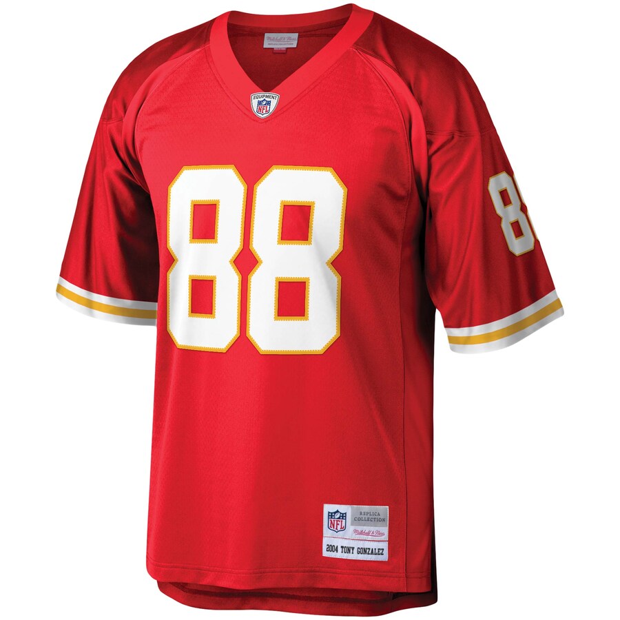 Kansas City Chiefs Tony Gonzalez Legacy NFL jersey front view