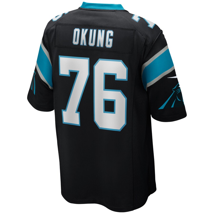 Carolina Panthers Russell Okung NFL jersey front view