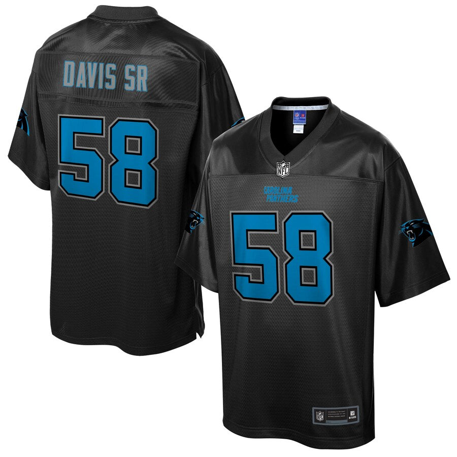 Carolina Panthers Thomas Davis Reverse Fashion NFL jersey front view