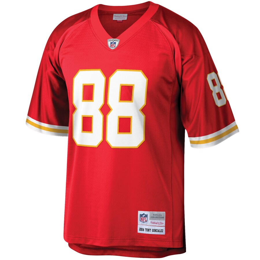 Kansas City Chiefs Tony Gonzalez Legacy NFL jersey front view