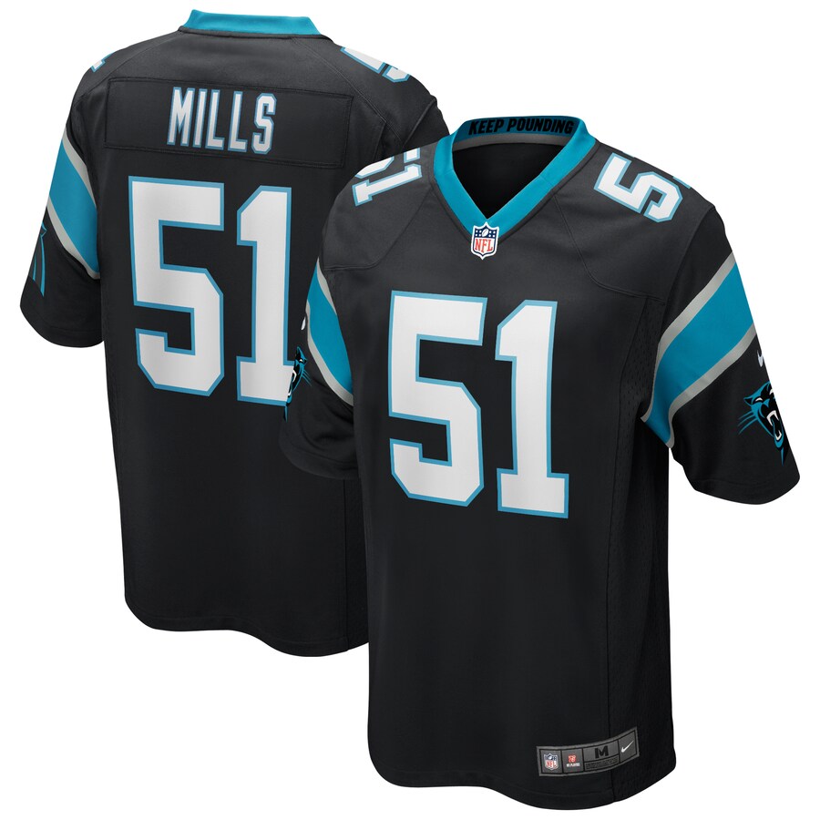 Carolina Panthers Sam Mills NFL jersey front view