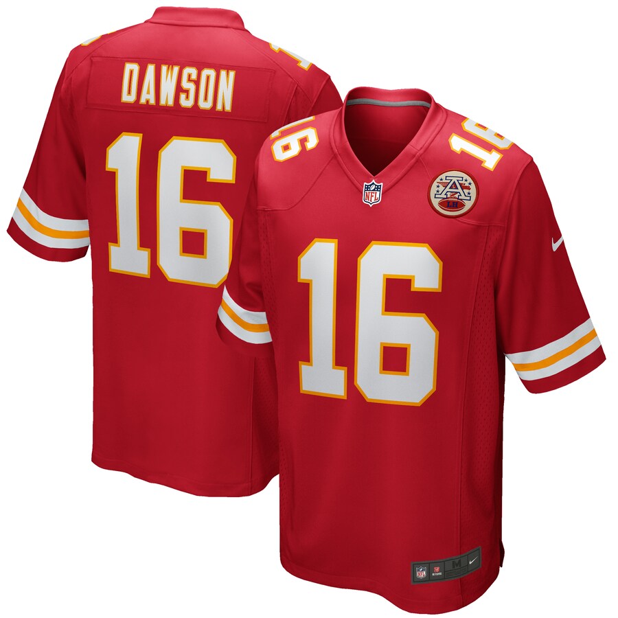 Kansas City Chiefs Len Dawson NFL jersey front view