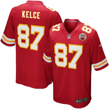 Kansas City Chiefs Travis Kelce NFL jersey front view
