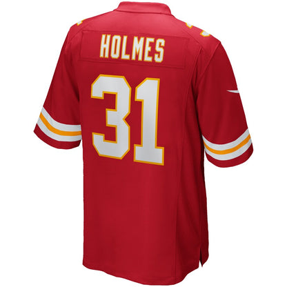 Kansas City Chiefs Priest Holmes NFL jersey front view