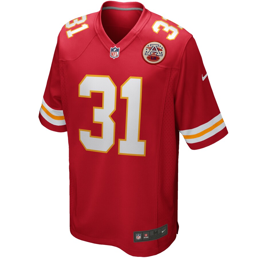 Kansas City Chiefs Priest Holmes NFL jersey front view