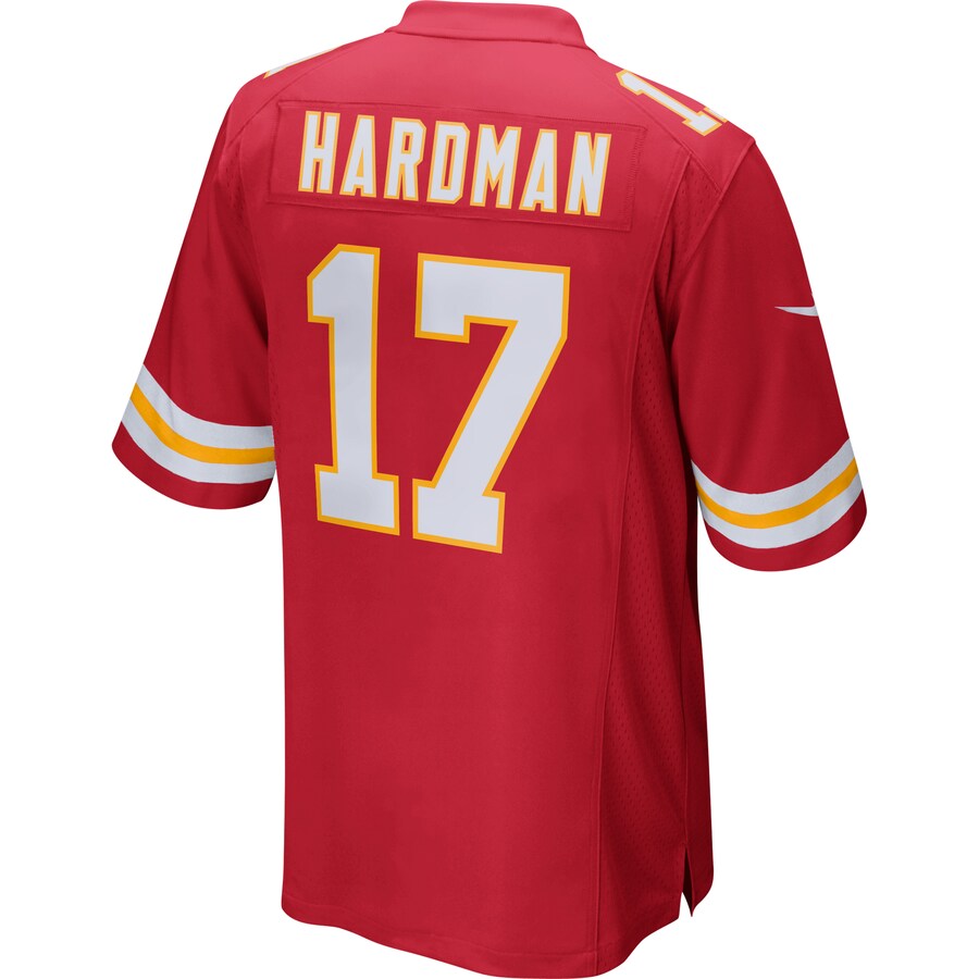 Kansas City Chiefs Mecole Hardman NFL jersey front view