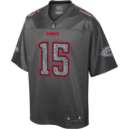 Kansas City Chiefs Patrick Mahomes Heather Static Fashion NFL jersey front view