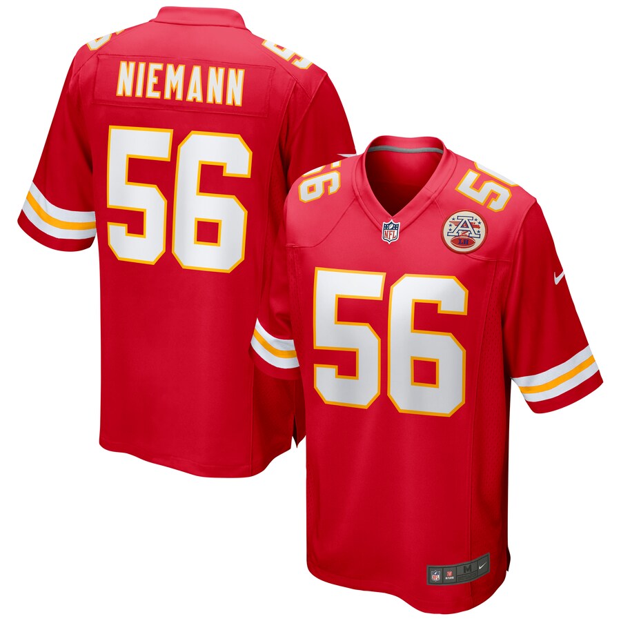 Kansas City Chiefs Ben Niemann NFL jersey front view