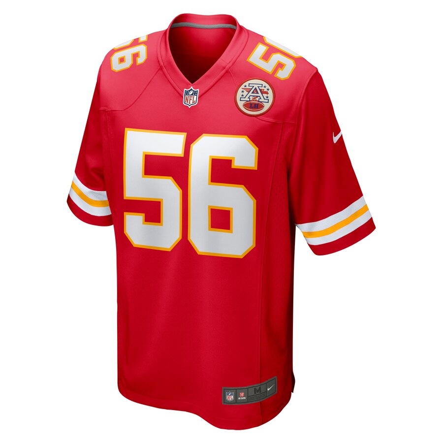 Kansas City Chiefs Ben Niemann NFL jersey front view