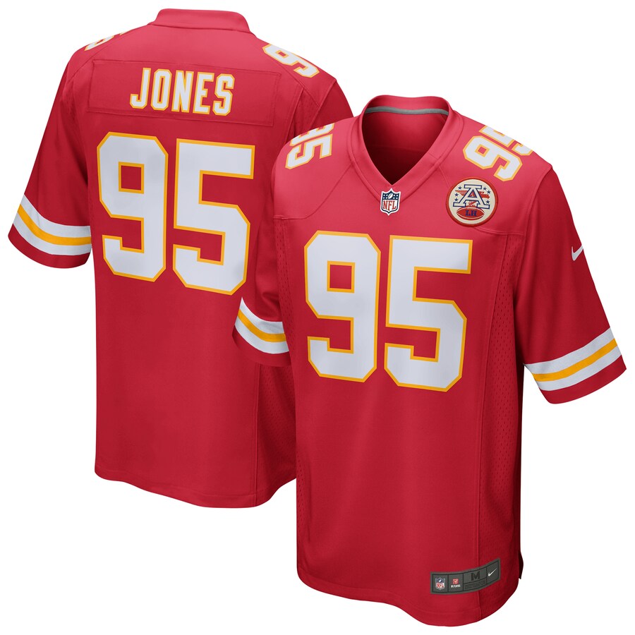 Kansas City Chiefs Chris Jones NFL jersey front view