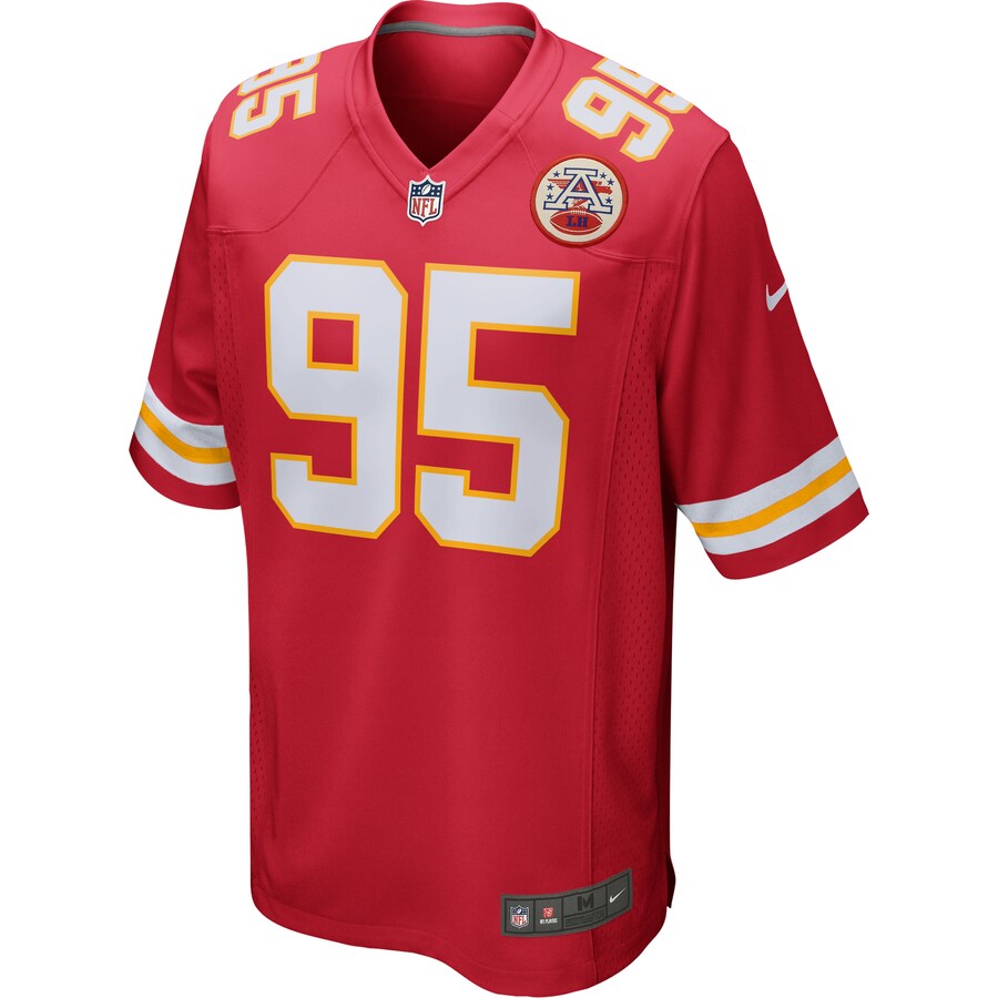 Kansas City Chiefs Chris Jones NFL jersey front view