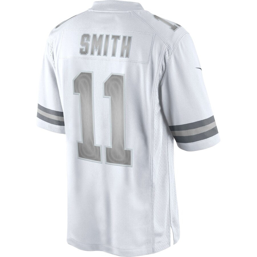 Kansas City Chiefs Alex Smith Platinum NFL jersey front view