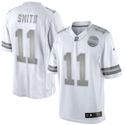 Kansas City Chiefs Alex Smith Platinum NFL jersey front view