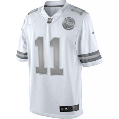 Kansas City Chiefs Alex Smith Platinum NFL jersey front view