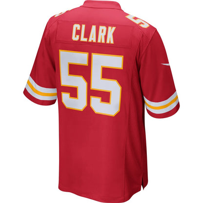 Kansas City Chiefs Frank Clark NFL jersey front view