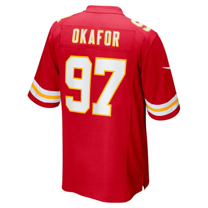 Kansas City Chiefs Alex Okafor NFL jersey front view