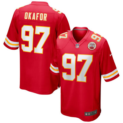 Kansas City Chiefs Alex Okafor NFL jersey front view