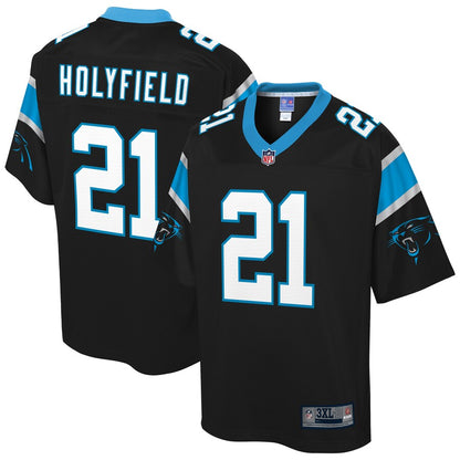Carolina Panthers Elijah Holyfield Big Tall NFL jersey front view
