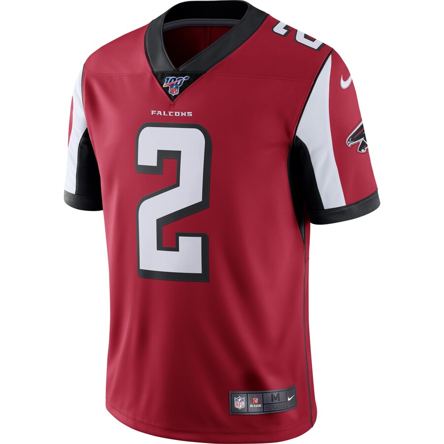 Atlanta Falcons Matt Ryan 100 NFL jersey front view