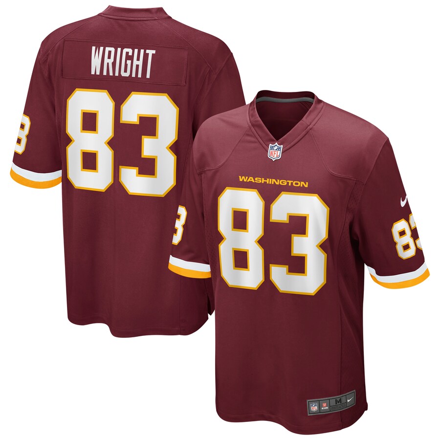 Washington Football Team Isaiah Wright NFL jersey front view