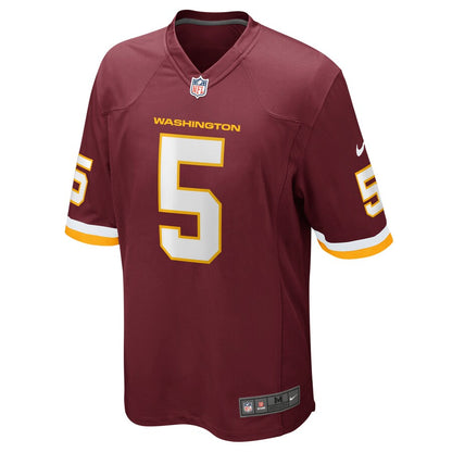 Washington Football Team Tress Way NFL jersey front view