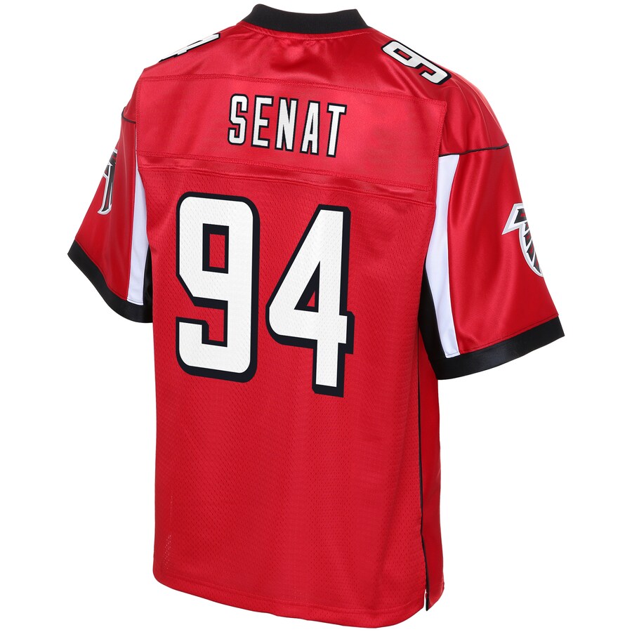 Atlanta Falcons Deadrin Senat Big Tall NFL jersey front view