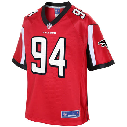 Atlanta Falcons Deadrin Senat Big Tall NFL jersey front view