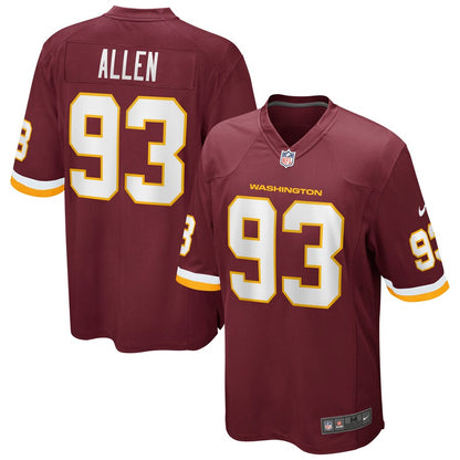 Washington Football Team Jonathan Allen NFL jersey front view