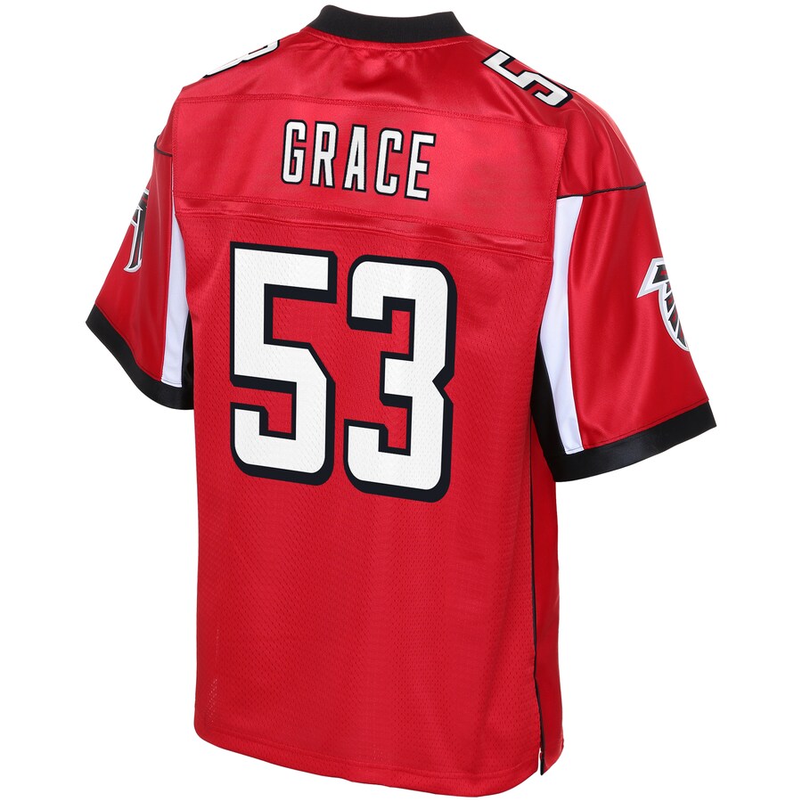 Atlanta Falcons Jermaine Grace Big Tall NFL jersey front view
