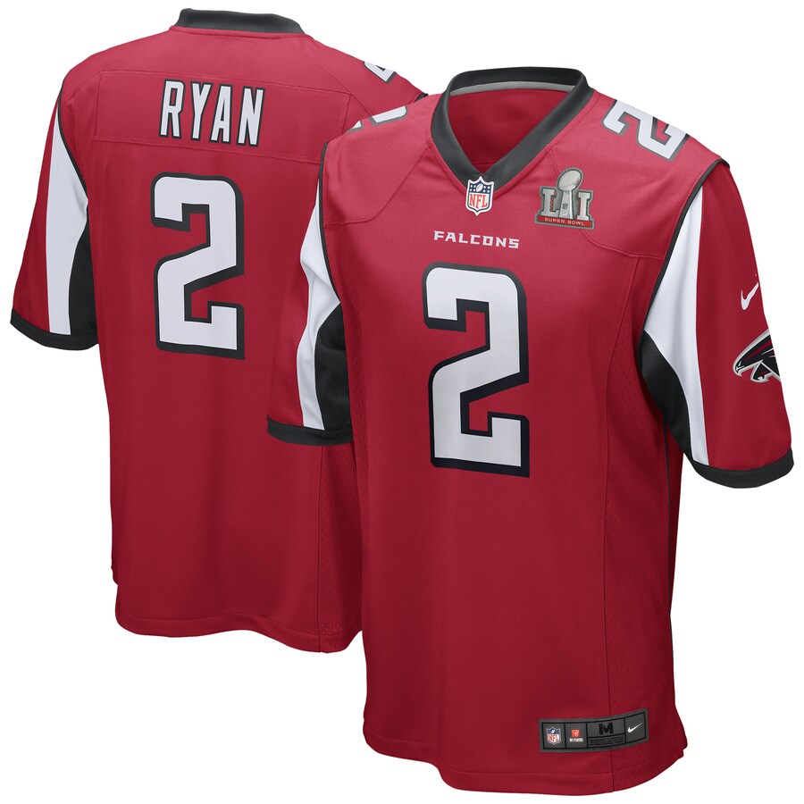 Atlanta Falcons Matt Ryan Super Bowl Li NFL jersey front view