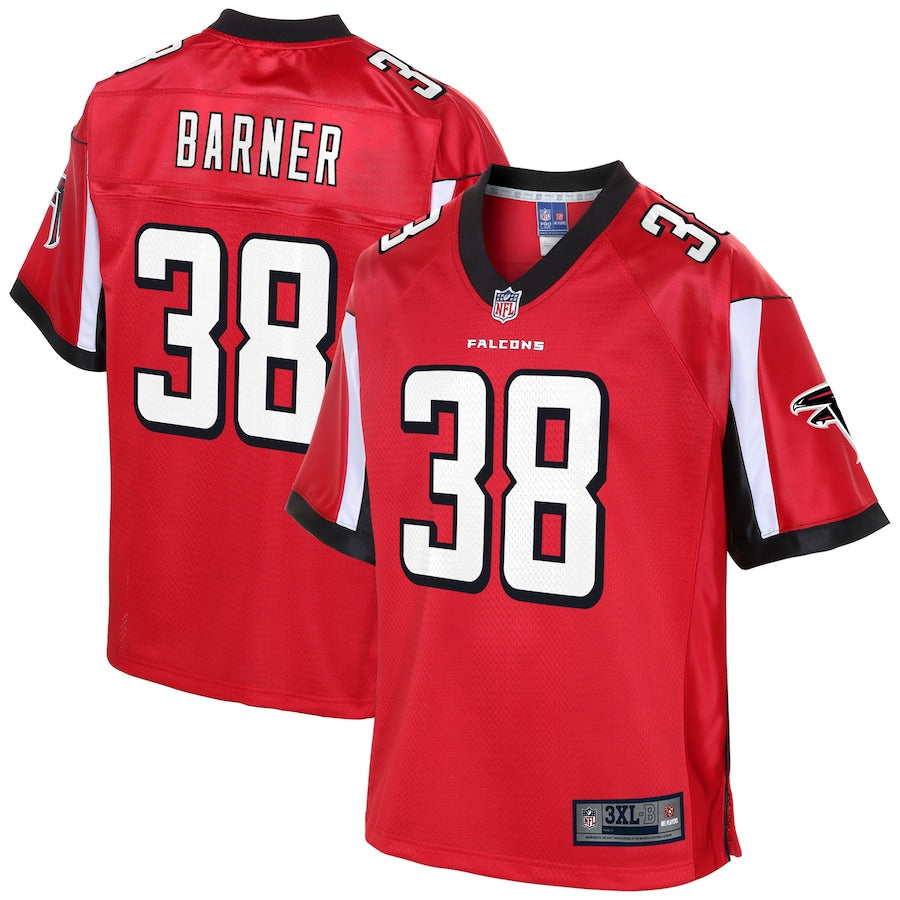 Atlanta Falcons Kenjon Barner Big Tall NFL jersey front view