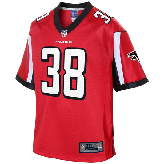 Atlanta Falcons Kenjon Barner Big Tall NFL jersey front view